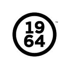 1964 cannabis brand logo with black circular design and “1964” text on a white background