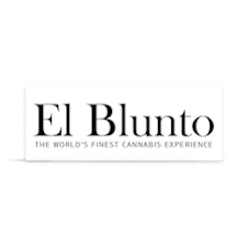 El Blunto logo with elegant black serif text on white background