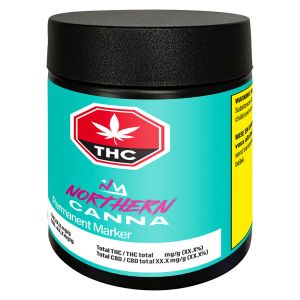 Northern Canna Permanent Marker 14g dried cannabis flower high THC indica craft strain Ontario