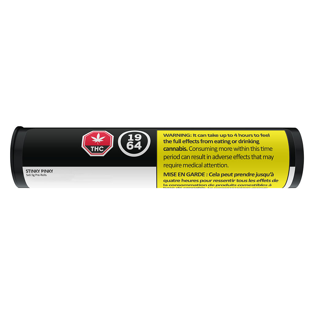 1964 Stinky Pinky Pre-Roll Indica Dominant Pink Kush BC Ontario